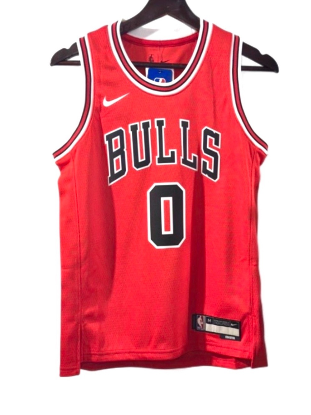 Nike Dri-FIT NBA Chicago Bulls Coby White #0 Jersey Size Kids’ Medium (10/12)